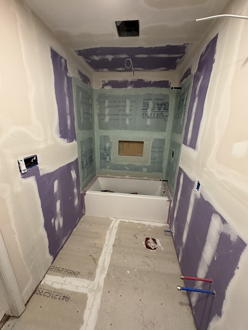 Moisture resistant sheetrock